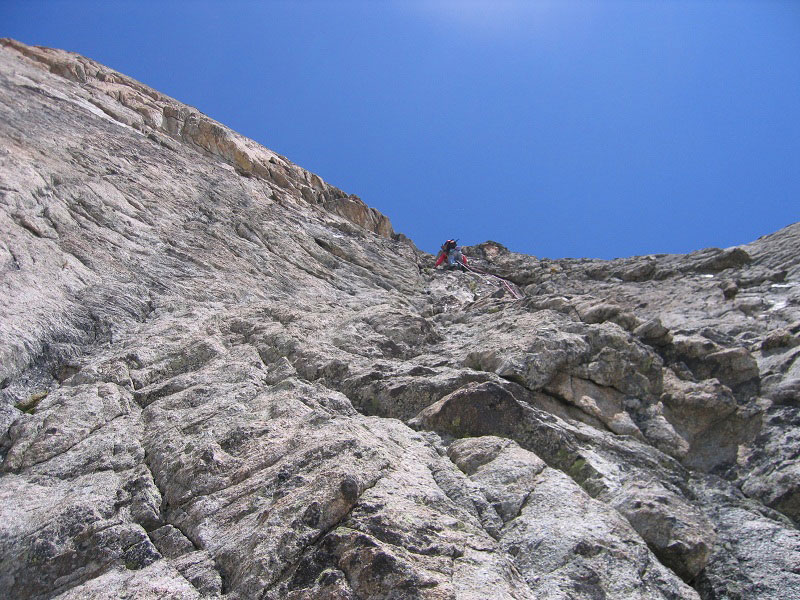 Le magnifique rocher de l'Aiguille Dibona
