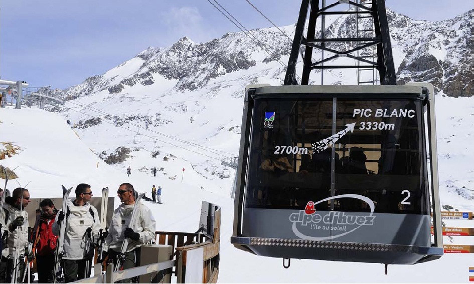 Ski hors piste à l'Alpe d'Huez et ski hors piste Alpes avec un guide de haute montagne